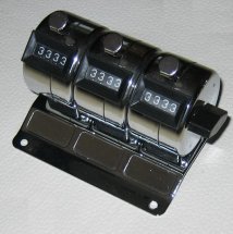 Desktop counter bank of 3